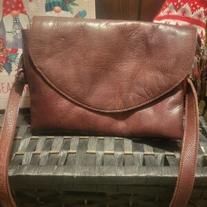 Latico Brown Leather Shoulder Bag